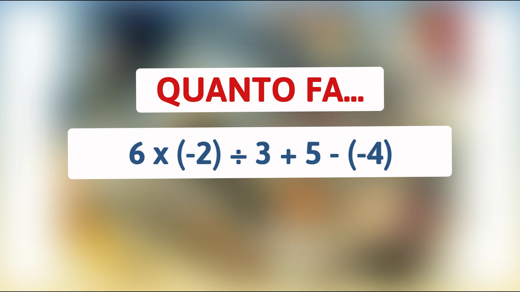 Solo le menti più brillanti risolvono questo enigma matematico del solo numero 6! Sei abbastanza geniale da scoprire il risultato sorprendente?"